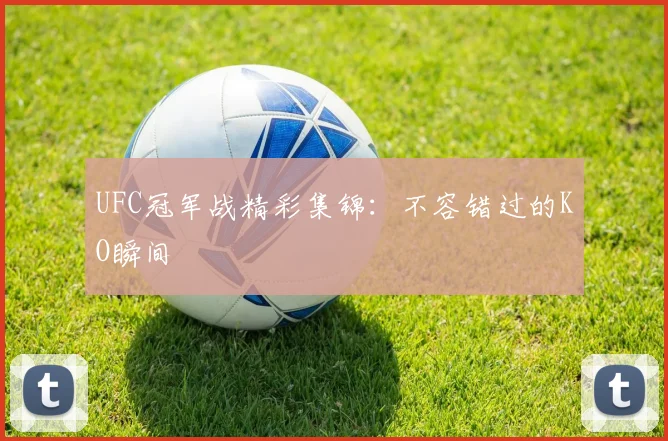 UFC冠军战精彩集锦：不容错过的KO瞬间