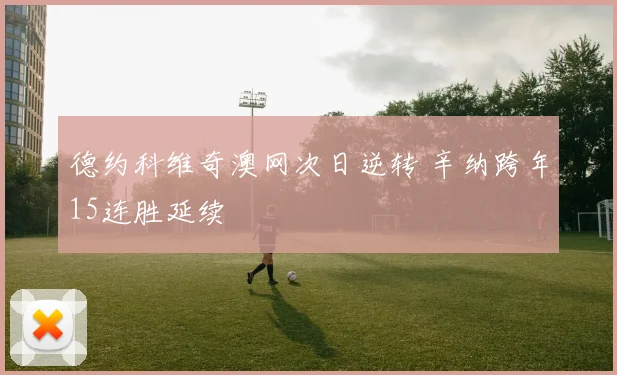 德约科维奇澳网次日逆转 辛纳跨年15连胜延续